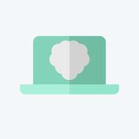 Icon Intelligent Software. related to Energy Storage symbol. flat style. editable vector
