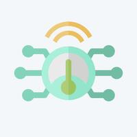 Icon Smart Meter. related to Energy Storage symbol. flat style. editable vector