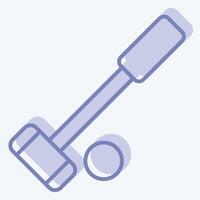 Icon Polo. related to Equestrian Sport symbol. two tone style. design editable vector