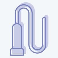 Icon Whip. related to Equestrian Sport symbol. two tone style. design editable vector