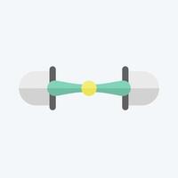 Icon Snaffle. related to Equestrian Sport symbol. flat style. design editable vector