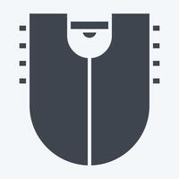 Icon Lathers Chaps. related to Equestrian Sport symbol. glyph style. design editable vector