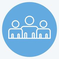 Icon Power Base. related to Electiont symbol. blue eyes style. simple design editable vector