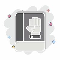 Icon Inauguration. related to Electiont symbol. comic style. simple design editable vector