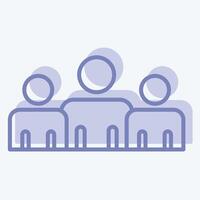 Icon Power Base. related to Electiont symbol. two tone style. simple design editable vector
