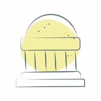 Icon Congress. related to Electiont symbol. Color Spot Style. simple design editable vector