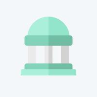 Icon Congress. related to Electiont symbol. flat style. simple design editable vector