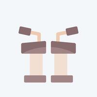 Icon Debate. related to Electiont symbol. flat style. simple design editable vector