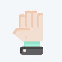 Icon Opposition. related to Electiont symbol. flat style. simple design editable vector