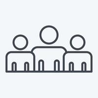 Icon Power Base. related to Electiont symbol. line style. simple design editable vector