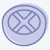 Icon Grapefruit. related to Fruits And Vegetables symbol. two tone style. editable vector