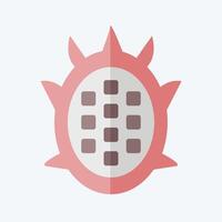 Icon Passion Fruit. related to Fruits And Vegetables symbol. flat style. editable vector