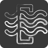 Icon Air Filter. related to Air symbol. chalk Style. simple design editable vector