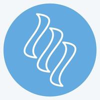 Icon Smoke. related to Air symbol. blue eyes style. simple design editable vector