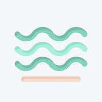 Icon Air. related to Air symbol. flat style. simple design editable vector