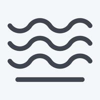Icon Air. related to Air symbol. glyph style. simple design editable vector
