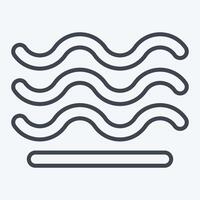 Icon Air. related to Air symbol. line style. simple design editable vector