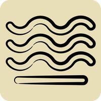Icon Air. related to Air symbol. hand drawn style. simple design editable vector