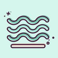 Icon Air. related to Air symbol. MBE style. simple design editable vector