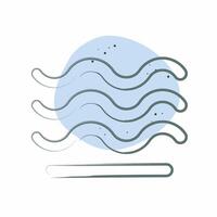 Icon Air. related to Air symbol. Color Spot Style. simple design editable vector