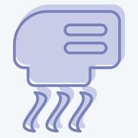 Icon Hand Dryer. related to Air symbol. two tone style. simple design editable vector