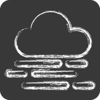 Icon Smog. related to Air symbol. chalk Style. simple design editable vector