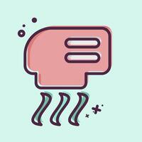 Icon Hand Dryer. related to Air symbol. MBE style. simple design editable vector