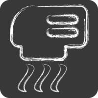 Icon Hand Dryer. related to Air symbol. chalk Style. simple design editable vector