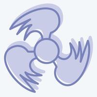 Icon Ventilation. related to Air symbol. two tone style. simple design editable vector
