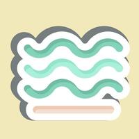Sticker Air. related to Air symbol. simple design editable vector