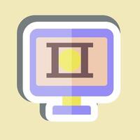 Sticker Editing. related to Dropshipping symbol. design editable vector