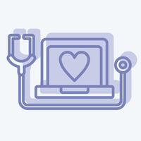 Icon Medical Service. related to Dropshipping symbol. two tone style. design editable vector