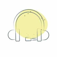 Icon Online Consulting. related to Dropshipping symbol. Color Spot Style. design editable vector