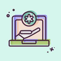 Icon Chat Bubbles. related to Dropshipping symbol. MBE style. design editable vector