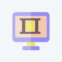 Icon Editing. related to Dropshipping symbol. flat style. design editable vector