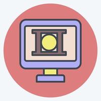 Icon Editing. related to Dropshipping symbol. color mate style. design editable vector