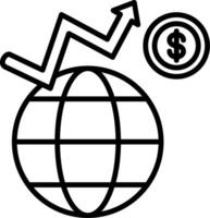 Development Line Icon vector