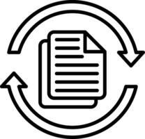 Data Line Icon vector