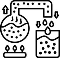 Desalination Line Icon vector