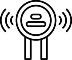 Ldr Sensor Line Icon vector