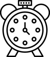 Clock Line Icon vector