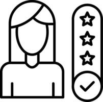Experience Line Icon vector