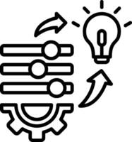 Modification Line Icon vector