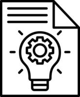 Idea Line Icon vector