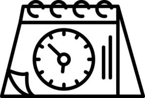 Calendar Line Icon vector