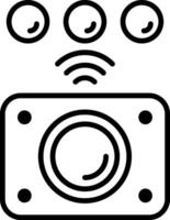 Color Sensor Line Icon vector