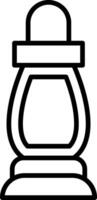 Bishop Line Icon vector