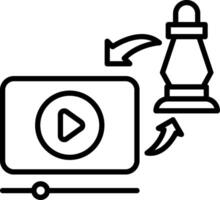 Tutorials Line Icon vector