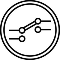 Changeover Line Icon vector