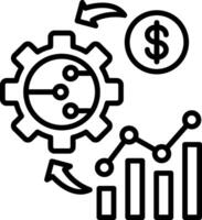 Settings Line Icon vector